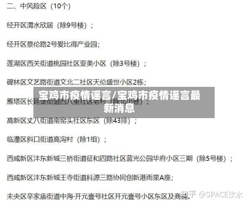 宝鸡市疫情谣言/宝鸡市疫情谣言最新消息-第2张图片