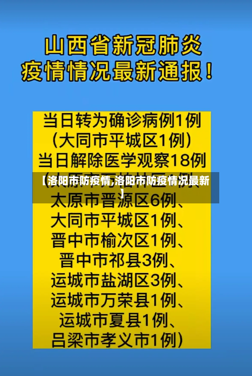 【洛阳市防疫情,洛阳市防疫情况最新】-第3张图片