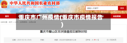 重庆市广州疫情(重庆市疫情报告)-第2张图片