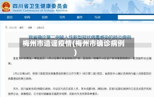 梅州市造谣疫情(梅州市确诊病例)