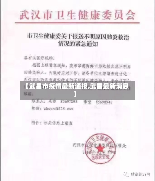 【武昌市疫情最新通报,武昌最新消息】