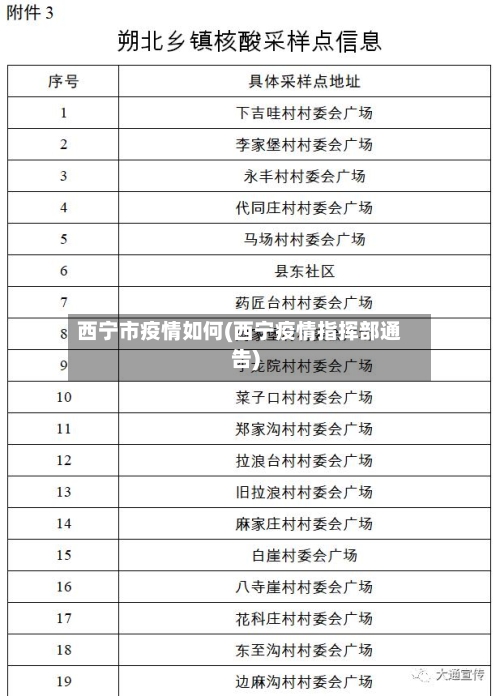 西宁市疫情如何(西宁疫情指挥部通告)-第3张图片