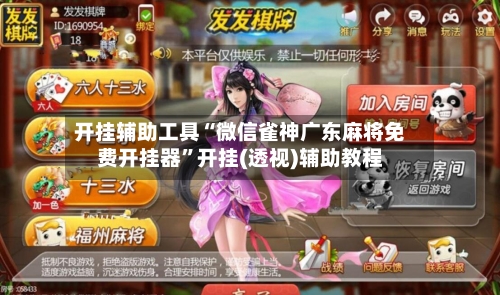 开挂辅助工具“微信雀神广东麻将免费开挂器”开挂(透视)辅助教程-第2张图片