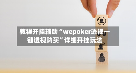 教程开挂辅助“wepoker透视一键透视购买”详细开挂玩法-第2张图片