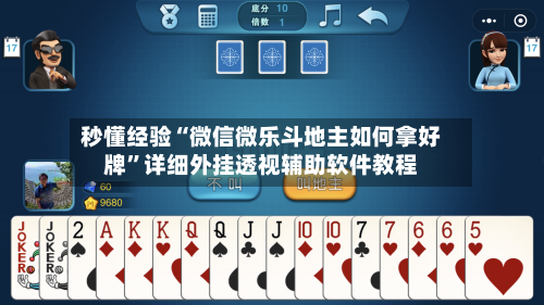 秒懂经验“微信微乐斗地主如何拿好牌”详细外挂透视辅助软件教程-第3张图片