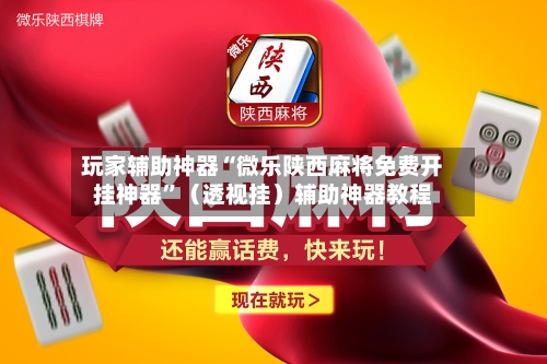 玩家辅助神器“微乐陕西麻将免费开挂神器”（透视挂）辅助神器教程