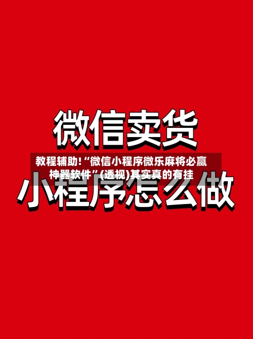 教程辅助!“微信小程序微乐麻将必赢神器软件”(透视)其实真的有挂-第2张图片