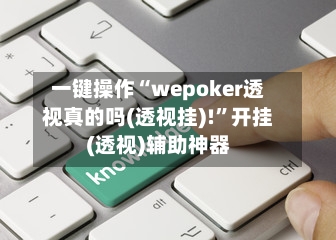 一键操作“wepoker透视真的吗(透视挂)!”开挂(透视)辅助神器-第3张图片