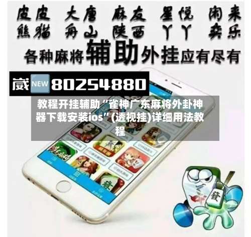 教程开挂辅助“雀神广东麻将外卦神器下载安装ios	”(透视挂)详细用法教程-第2张图片