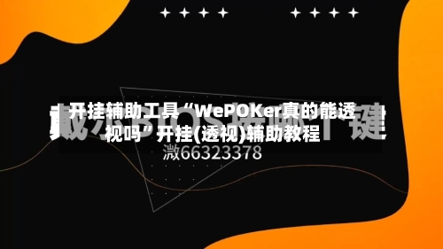 开挂辅助工具“WePOKer真的能透视吗”开挂(透视)辅助教程-第3张图片