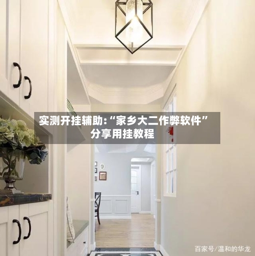 实测开挂辅助:“家乡大二作弊软件”分享用挂教程