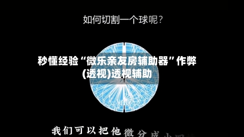 秒懂经验“微乐亲友房辅助器”作弊(透视)透视辅助-第2张图片