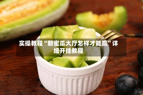 实操教程“新蜜瓜大厅怎样才能赢”详细开挂教程-第3张图片