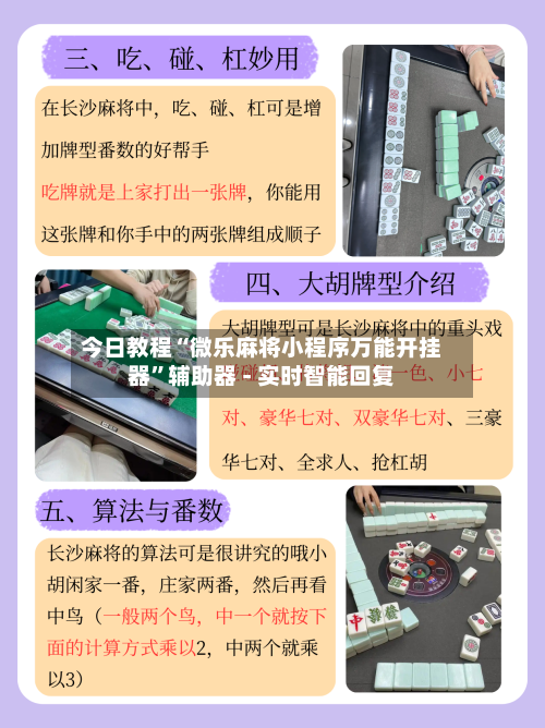 今日教程“微乐麻将小程序万能开挂器”辅助器 - 实时智能回复-第3张图片