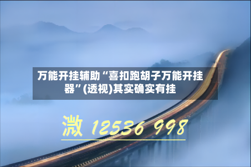 万能开挂辅助“喜扣跑胡子万能开挂器	”(透视)其实确实有挂-第2张图片