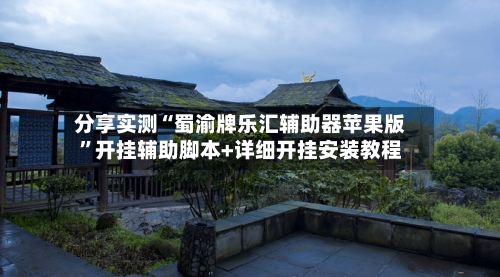 分享实测“蜀渝牌乐汇辅助器苹果版”开挂辅助脚本+详细开挂安装教程-第3张图片