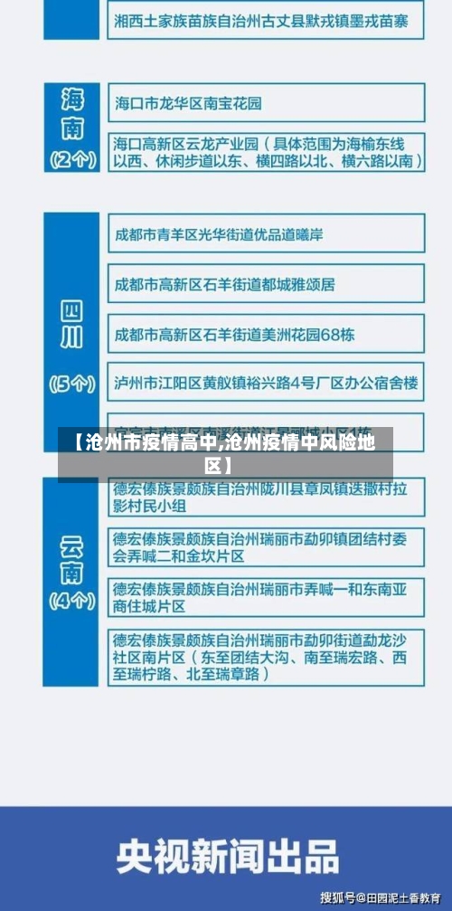 【沧州市疫情高中,沧州疫情中风险地区】