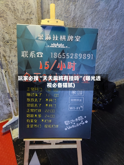 玩家必搜“天天麻将有挂吗”(曝光透视必备猫腻)-第2张图片