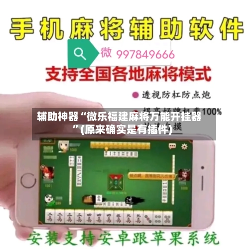 辅助神器“微乐福建麻将万能开挂器	”(原来确实是有插件)-第2张图片
