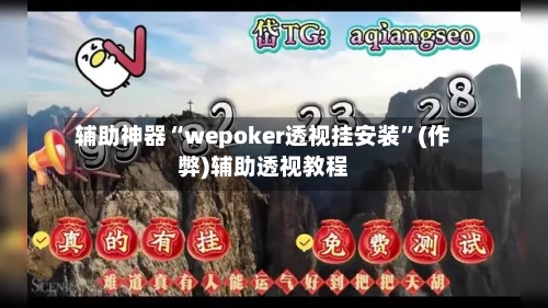 辅助神器“wepoker透视挂安装	”(作弊)辅助透视教程-第3张图片