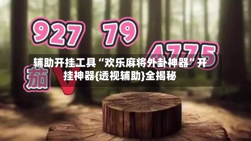 辅助开挂工具“欢乐麻将外卦神器”开挂神器{透视辅助}全揭秘-第2张图片