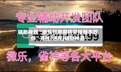辅助神器“微乐甘肃麻将开挂版本软件	”开挂(透视)辅助神器-第2张图片