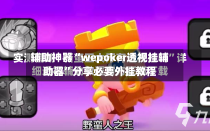 辅助神器“wepoker透视挂辅助器”分享必要外挂教程-第2张图片