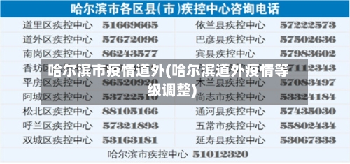 哈尔滨市疫情道外(哈尔滨道外疫情等级调整)