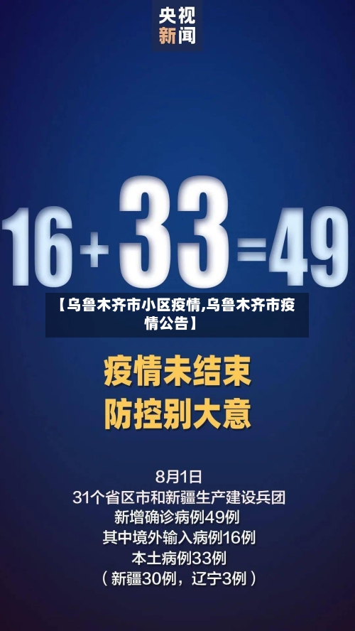【乌鲁木齐市小区疫情,乌鲁木齐市疫情公告】