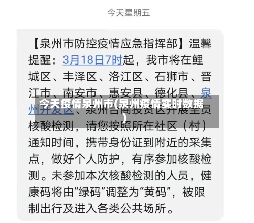 今天疫情泉州市(泉州疫情实时数据)-第2张图片