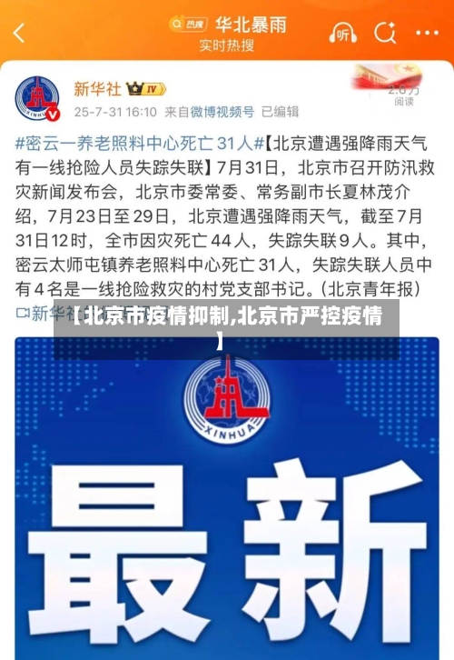 【北京市疫情抑制,北京市严控疫情】